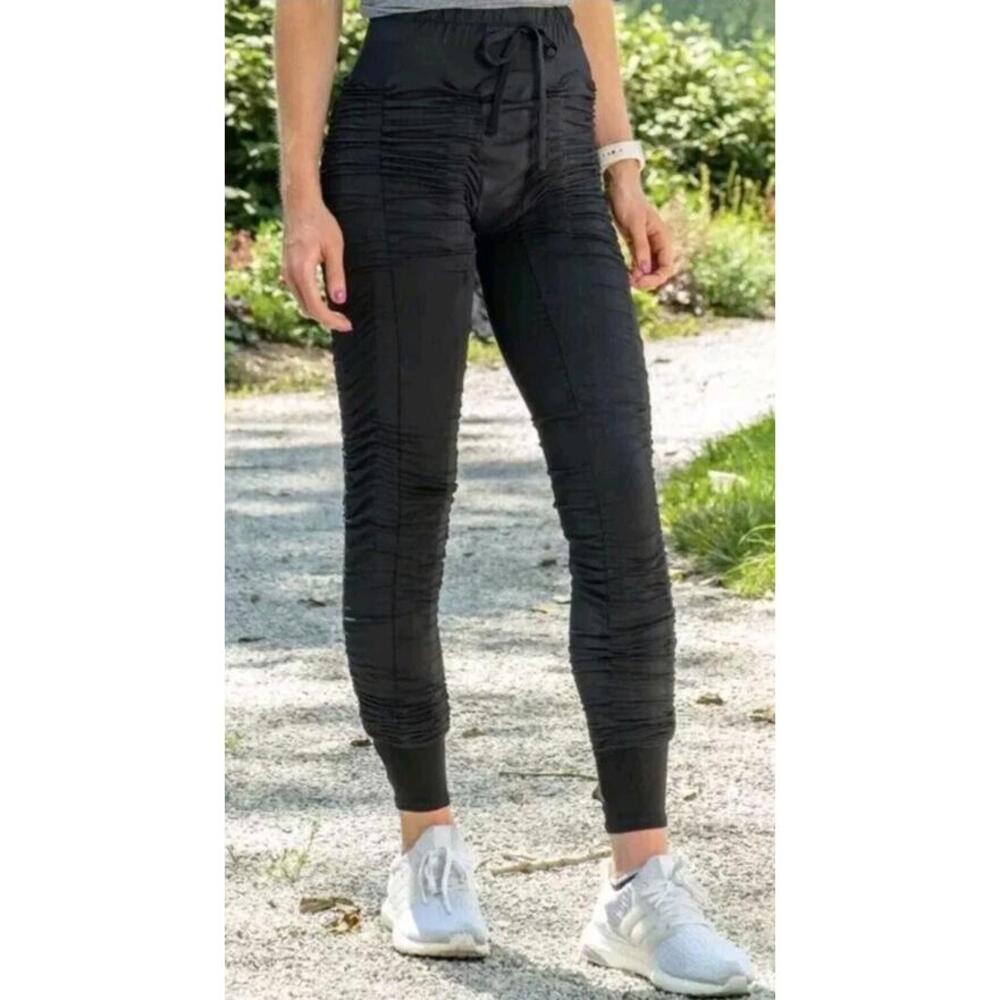 AGOGIE Women's +20 Built in Resistance Training Workout Pants Size M Black NEW#1